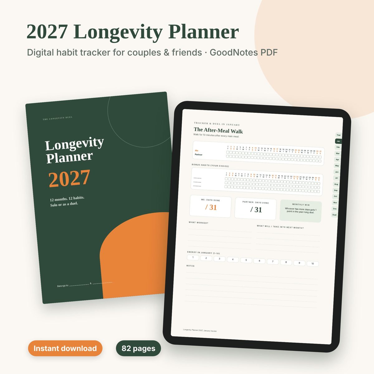 Longevity Planner 2027 in English